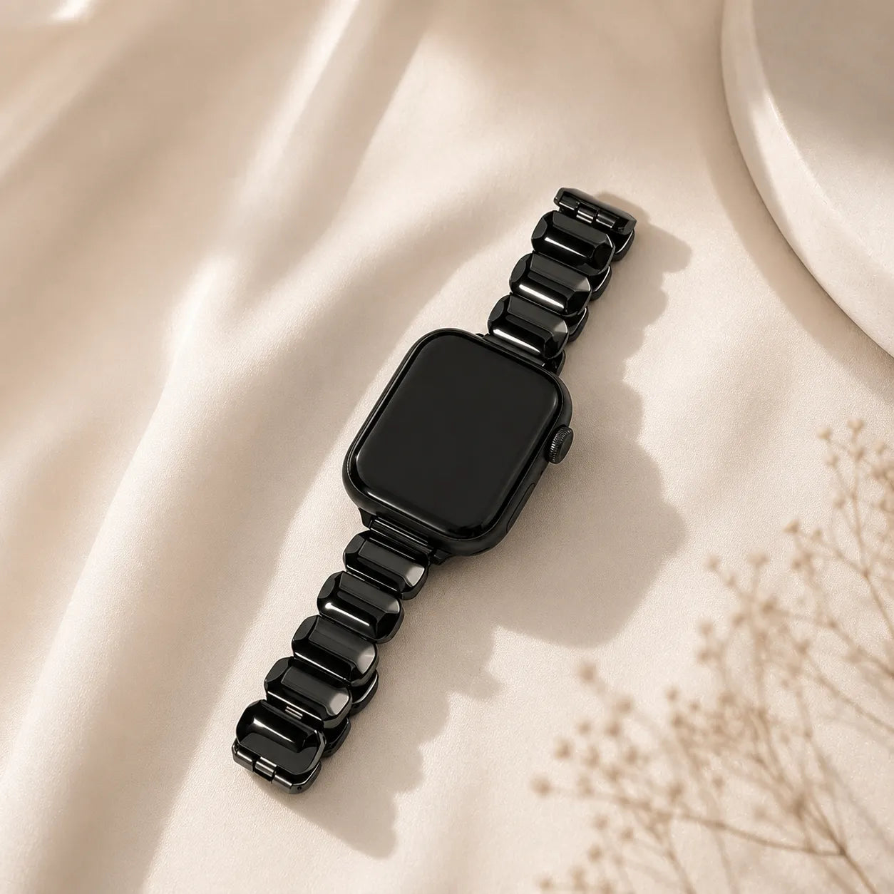Women's Little Cube Apple Watch Band black