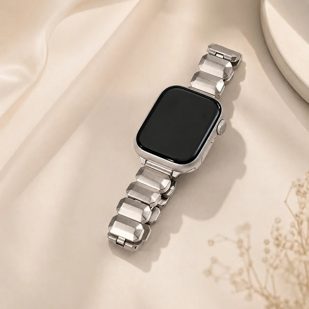 Women's Little Cube Apple Watch Band starlight