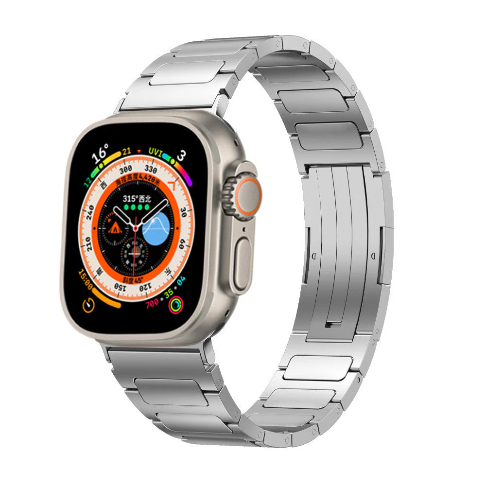 Titanium Apple Watch Ultra Band silver
