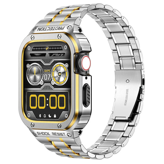 Luxury Apple Watch Band and Case gold and silver